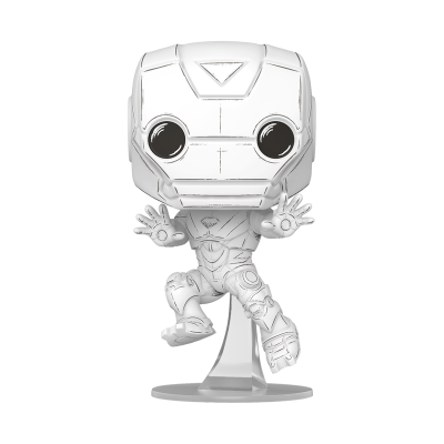 * PRÉ-RESERVA * Funko POP! Marvel Sketched Iron Man #1572