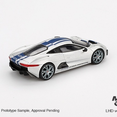 Diecast 1:64 Jaguar C-X75 Silver - Mini GT