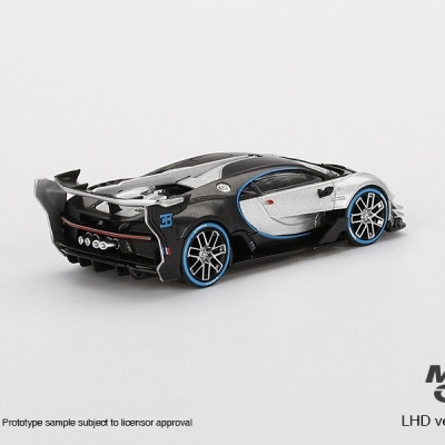 Diecast 1:64 Bugatti Vision Gran Turismo Silver - Mini GT