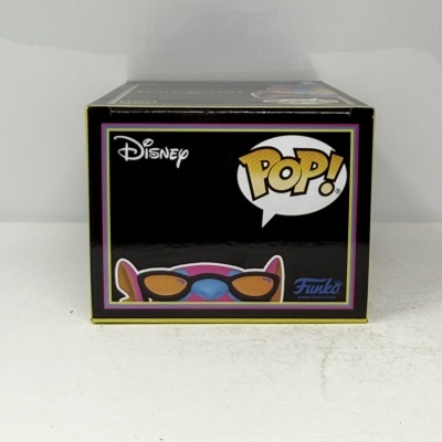 * 2ª MÃO * Funko POP! Disney Lilo & Stitch Summer Stitch #1414 Black Light SE