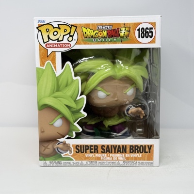 * 2ª MÃO * Funko POP! Animation The Movie Dragon Ball Super Broly Super Saiyan Broly 6" #1865 (Super Sized POP!)