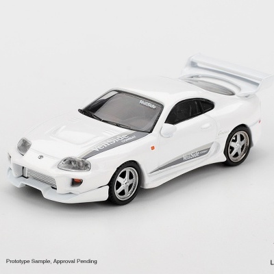 Diecast 1:64 Toyota Supra MK4 (A80) Veilside Combat V-I White Pearl Metallic 2014 - Mini GT