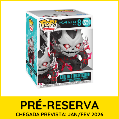 * PRÉ-RESERVA * Funko POP! Animation Kaiju No. 8 Kaiju No. 8 (Uncontrolled) 6" #2250 (Super Sized POP!)