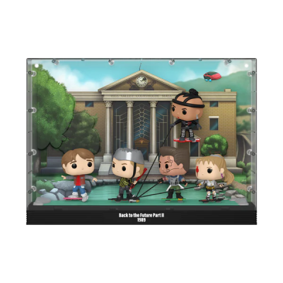 Funko POP! Moment Deluxe Movies Back to the Future II Hoverboard Chase - Marty McFly / Griff Tannen / Data / Whitey / Spike #11