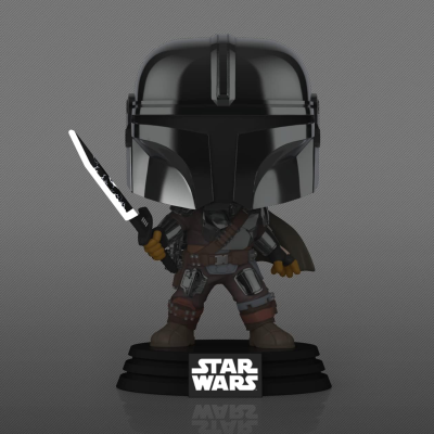 Funko POP! Star Wars The Mandalorian With Darksaber #491 GITD SE