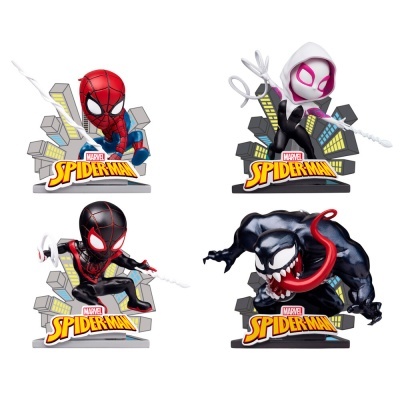 Figura Mistério Marvel Attack Heroes Spider-Man 8cm (1 Unidade)