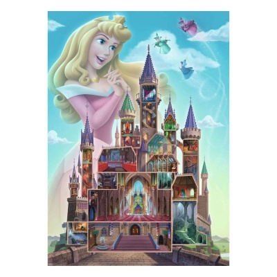 Puzzle Disney Castle Collection Jigsaw Aurora 1000 Peças Ravensburger