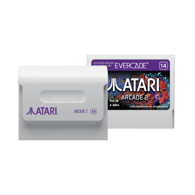 Cartucho e caixa do videojogo Atari Arcade 2 para consola Evercade