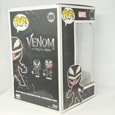 * 2ª MÃO * Funko POP! Marvel Venom Let There Be Carnage Carnage 10" #890 SE (Jumbo Sized POP!)