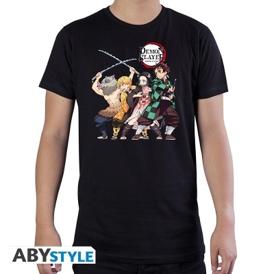 T-Shirt Demon Slayer Group ABYstyle (Disponível em Vários Tamanhos)