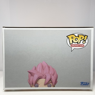 * 2ª MÃO * Funko POP! Animation Dragon Ball Super Super Saiyan Rosé Goku Black 10" #1284 (Jumbo Sized POP!)