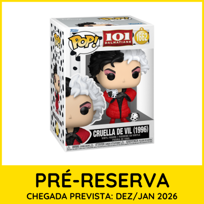* PRÉ-RESERVA * Funko POP! Disney 101 Dalmatians Cruella De Vil (1996) #1662