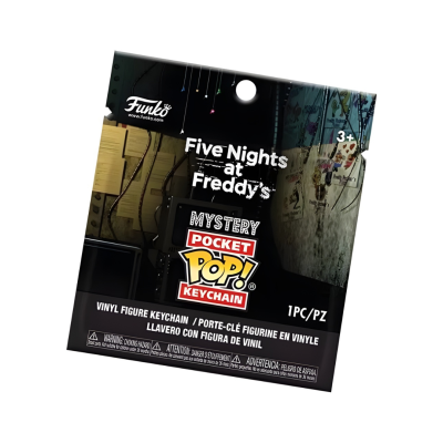 Embalagem preta de chaveiro Funko Mystery Pocket Pop! Five Nights at Freddys