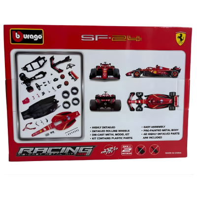 Carro Model Kit Formula 1 F1 Ferrari Sf-24 N.16 Charles Leclerc 1/24