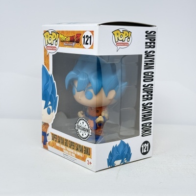 * 2ª MÃO * Funko POP! Animation Dragon Ball Super Saiyan God Super Saiyan Goku #121 SE