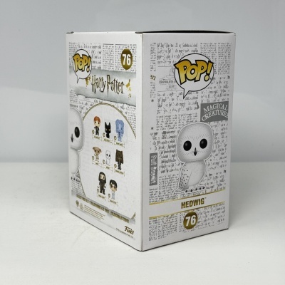 * 2ª MÃO * Funko POP! Harry Potter Hedwig #76 Flocked SE
