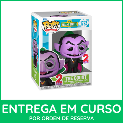 * PRÉ-RESERVA * Funko POP! Television Sesame Street The Count #1792