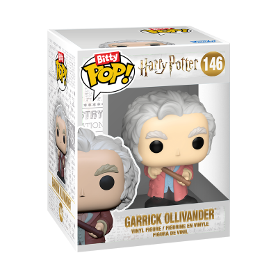 Funko Pop! Bitty Pop! Garrick Ollivander Harry Potter na caixa