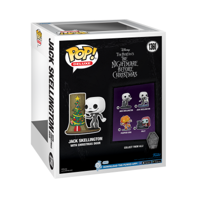 Funko POP! Deluxe Disney The Nightmare Before Christmas Jack Skellington With Christmas Door #1360