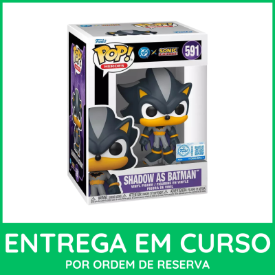 * PRÉ-RESERVA * Funko POP! DC Heroes Justice League and Sonic Shadow as Batman #591 SE