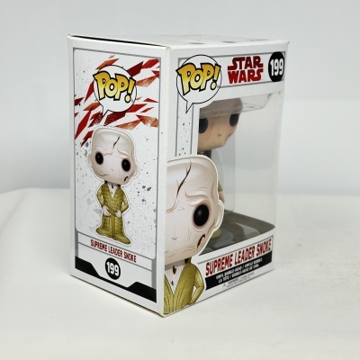 Figura Funko Pop! Supreme Leader Snoke Star Wars embalada numa caixa.