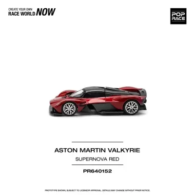 Diecast 1:64 Aston Martin Valkyrie Supernova Red - Pop Race