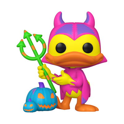Funko POP! Disney Mickey And Friends Devil Donald with Pumpkin #1446 SE BlackLight CHASE