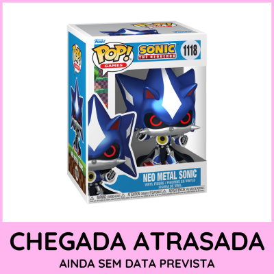 * PRÉ-RESERVA * Funko POP! Games Sonic The Hedgehog Neo Metal Sonic #1118
