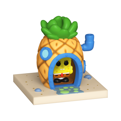 Bitty POP! Towns Spongebob Squarepants Spongebob & Gary and Pineapple House