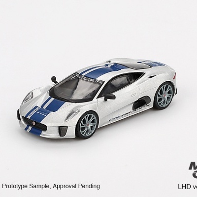 Diecast 1:64 Jaguar C-X75 Silver - Mini GT