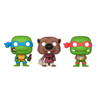 Funko Pocket POP! Easter Carrot Teenage Mutant Ninja Turtles (Leonardo, Splinter & Raphael) 3 Pack