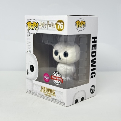 * 2ª MÃO * Funko POP! Harry Potter Hedwig #76 Flocked SE
