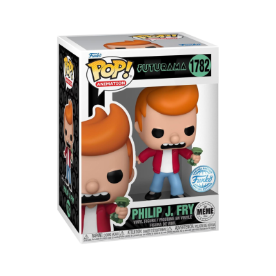 Figura Funko Pop Philip J. Fry Futurama embalada em caixa