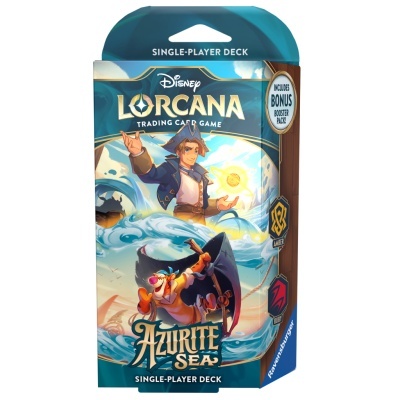 Disney Lorcana Trading Card Game Starter Deck Azurite Sea (Em Inglês)