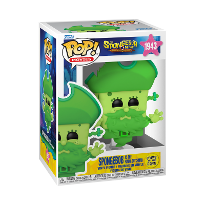 * PRÉ-RESERVA * Funko POP! Movies The SpongeBob Movie: Search for SquarePants Spongebob as The Flying Dutchman #1942 GITD