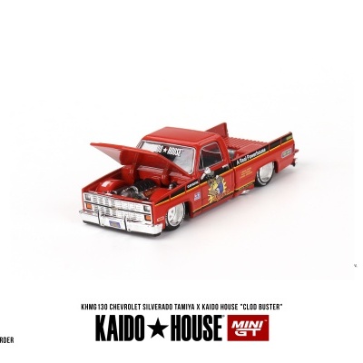 Diecast 1:64 Chevrolet Silverado TAMIYA x KAIDO HOUSE "Clod Buster" - Mini GT