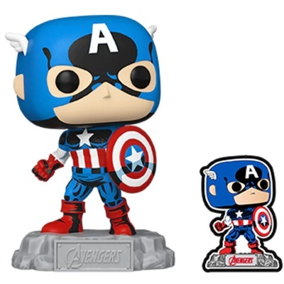 Funko POP! Marvel Avengers Beyond Earth's Mightiest Captain America #1290 Amazon EXCLUSIVE
