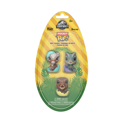 * PRÉ-RESERVA * Funko Pocket POP! Easter Jurassic World 3 Pack