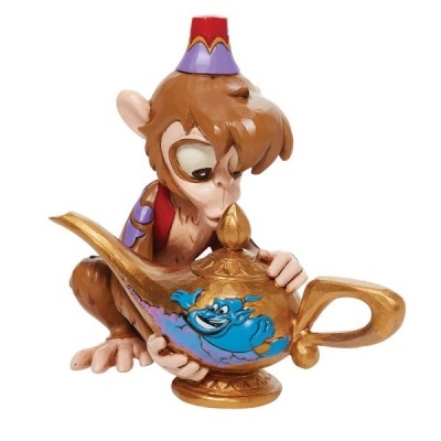 Figura Disney Traditions Aladdin Abu With Genie Lamp "Monkey Business" 11cm Enesco
