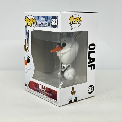 Boneco vinyl POP! Olaf do Frozen II na caixa