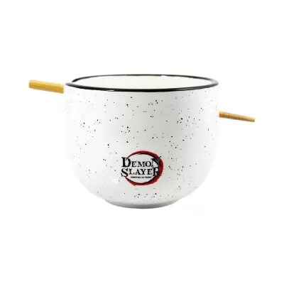 Ramen Bowl With Chopsticks Demon Slayer Tanjiro Kamado 414ml Just Funky