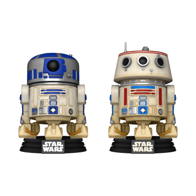 Funko POP! Star Wars R2-D2 & R5-D4 2 Pack 2023 Galactic Convention Exclusive