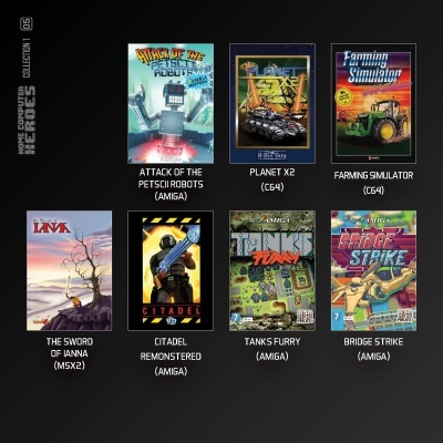 Cartucho com Jogos Home Computer Heroes Collection 1 Blaze Evercade #05