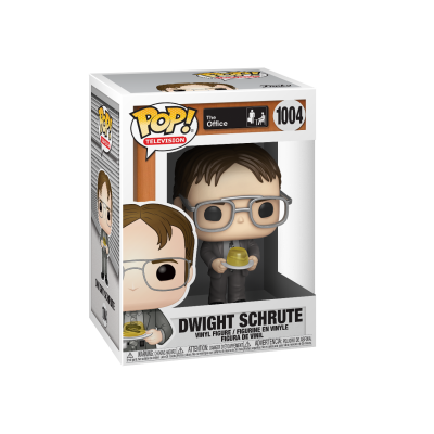 Boneco Funko Pop! Dwight Schrute da série The Office em caixa