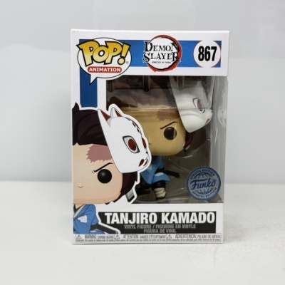 * 2ª MÃO * Funko POP! Animation Demon Slayer Tanjiro Kamado With Mask #867 SE