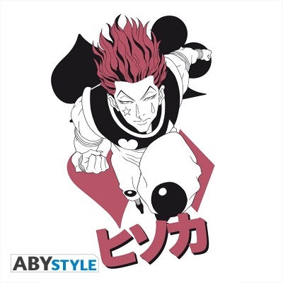 T-Shirt Hunter x Hunter Hisoka ABYstyle Red Collection (Disponível em Vários Tamanhos)