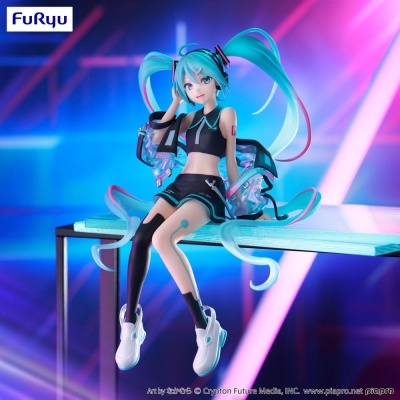 Figura Hatsune Miku Noodle Stopper Neon Cyber Hatsune Miku 16cm FuRyu
