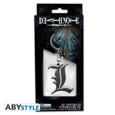 Keychain 3D Death Note L Symbol ABYstyle The Fan Experience