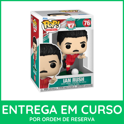 Figurine Funko Pop! de Ian Rush Liverpool em caixa