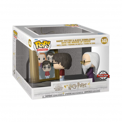 Funko POP! Moment Harry Potter Harry Potter & Albus Dumbledore With The Mirror Of Erised #145 Special Edition Exclusive